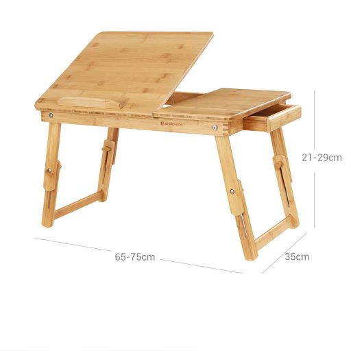 Bambusový stolek na laptop
