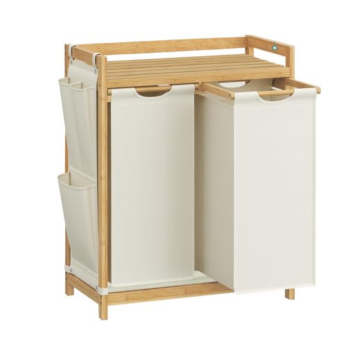 Koš na prádlo se dvěma přihrádkami