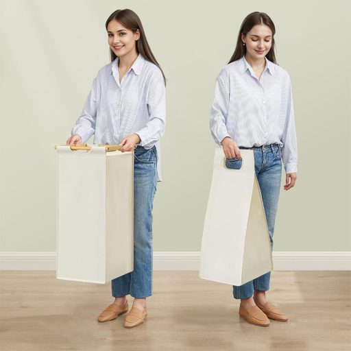 Koš na prádlo se dvěma přihrádkami