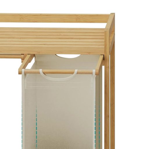 Koš na prádlo se dvěma přihrádkami