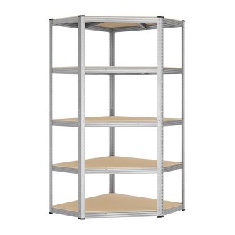 Rohová úložná police, 70x70x180 cm