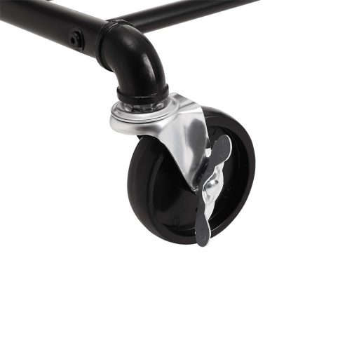 Věšák na oblečení, černý