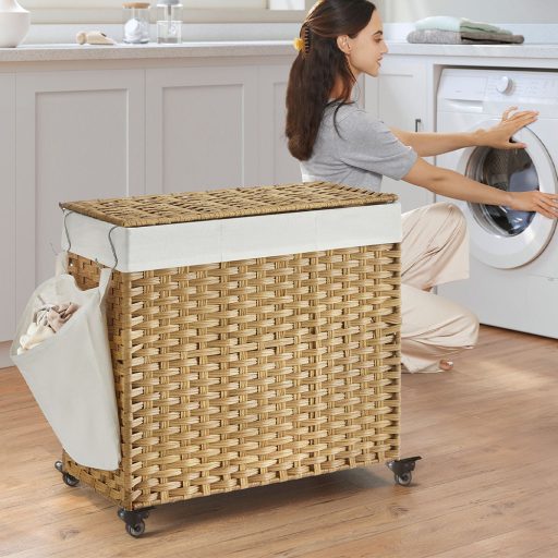 Plastový koš na prádlo 66 x 33 x 66 cm