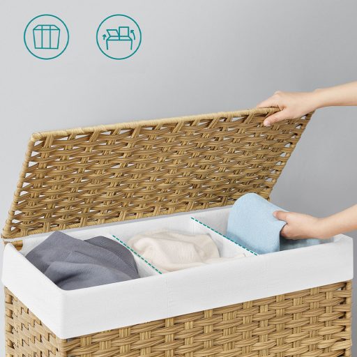 Plastový koš na prádlo 66 x 33 x 66 cm