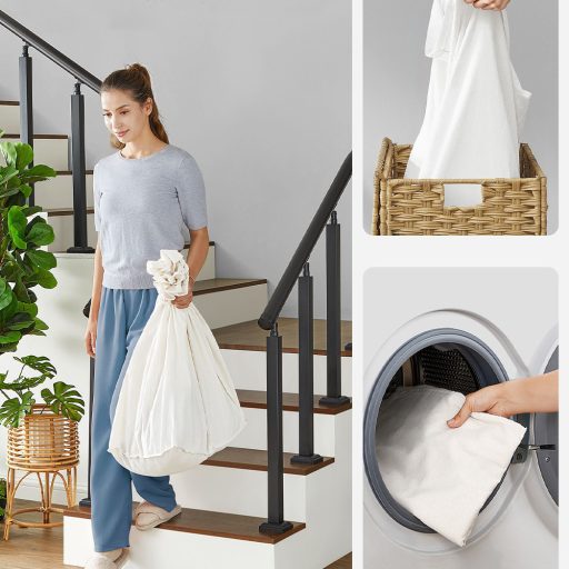 Plastový koš na prádlo 66 x 33 x 66 cm