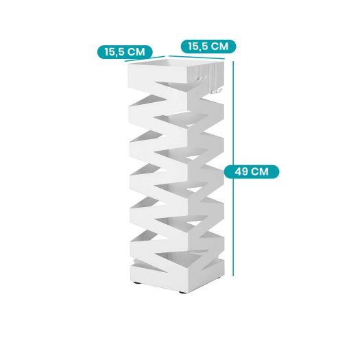 Stojan na deštníky se vzorem cik-cak