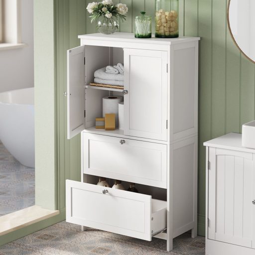 Skříňka se 2 dveřmi a 2 zásuvkami 60x30x110 cm