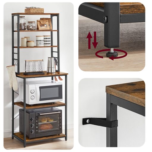 Kuchyňský úložný regál 60x40x167 cm