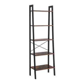 5patrová žebříková police 56,2x32x172,1 cm