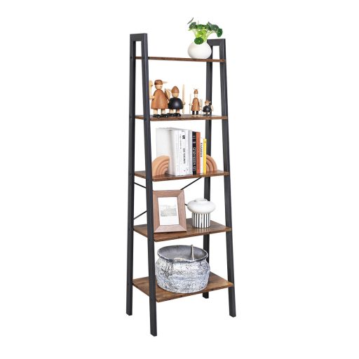 5patrová žebříková police 56,2x32x172,1 cm