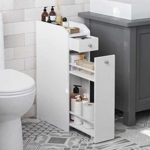 Úzká skříňka na kosmetiku